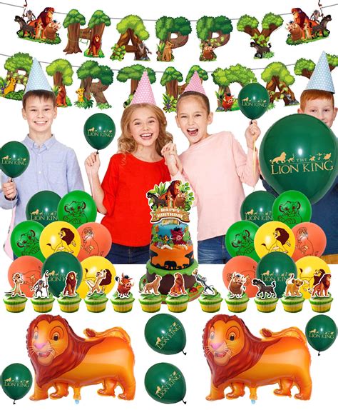 Buy Party Supplies Lion King Cake Topper Lion King Birthday Decorations ...