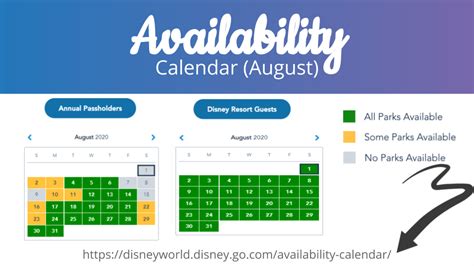 Dvc Availability Calendar