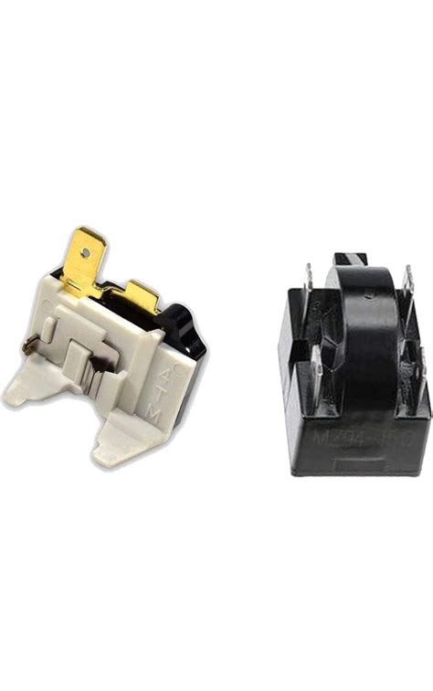 M&M HARIS Refrigerator PTC Start Relay Overload 4 Pin, color: black 1 ...