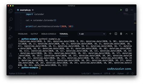 How to Make Day Month Program in Python 的图像结果