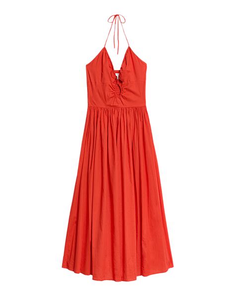Buy Pure Cotton Halter Neck Midaxi Beach Dress at Marks & Spencer