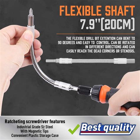 Amartisan 18-in-1 Screwdriver Set (Orange, 34-Piece India | Ubuy