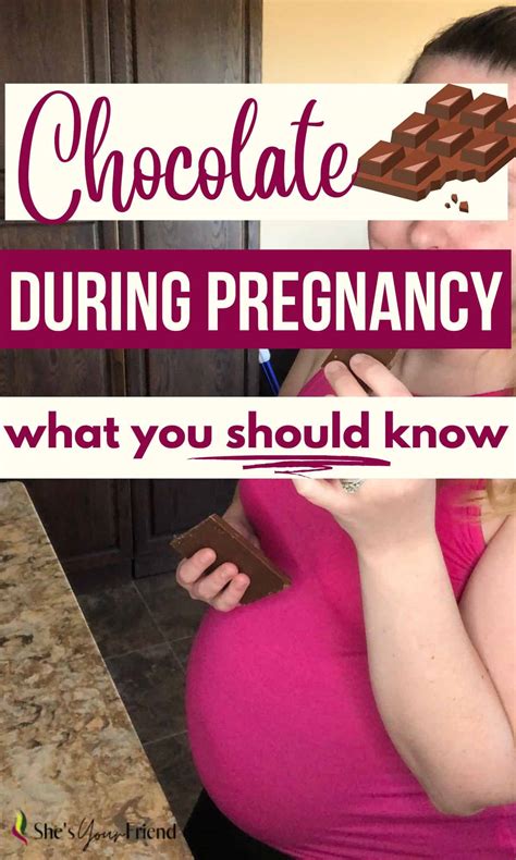 Chocolate During Pregnancy (+ surprising benefits) - She's Your Friend - can pregnant women eat dark chocolate