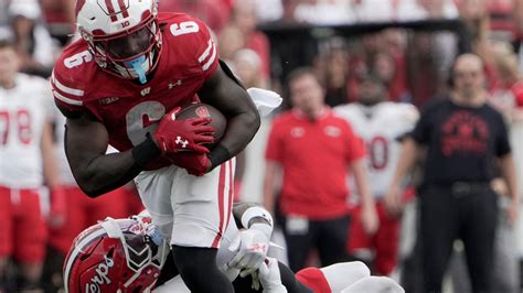 A look at the running back depth chart for the Wisconsin Badgers