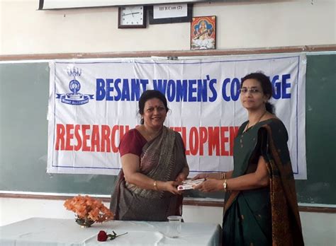 “Research methodology for the students” -R&D Cell - Besant Women's College