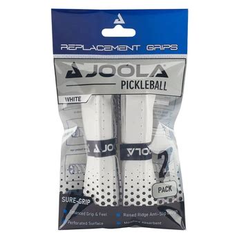 JOOLA Replacement White Ridge Grip, Pack of 2