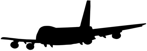 Airplane Aircraft Flight - Airplane Silhouette PNG Clip Art Image png download - 8000*2815 ...
