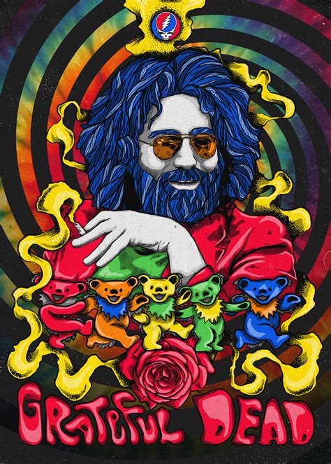 GRATEFUL DEAD (Póster) on Behance