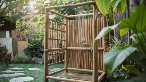 DIY Outdoor Shower for Your Backyard - A House in the Hills