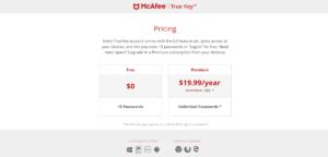 Image result for Using McAfee True Key