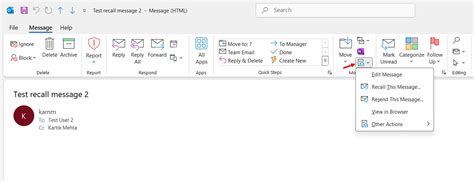 How to Recall an Email in Outlook: Step by Step Guide - Kartik Mehta's Blog