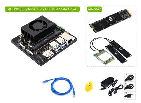 JETSON-ORIN-NANO-SUPER-8G-DEV-KIT (EU) with module, carrier board, SSD ...