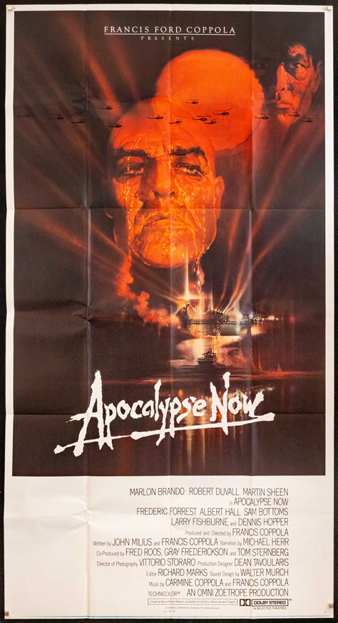Apocalypse Now Movie Poster 1979 3 Sheet (41x81)