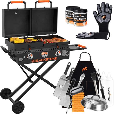 Amazon.com : 17 Inch Blackstone Grill and Griddle Tailgater On the Go ...