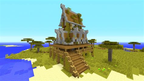 Image result for Rustic Minecraft House Tutorial Cottage