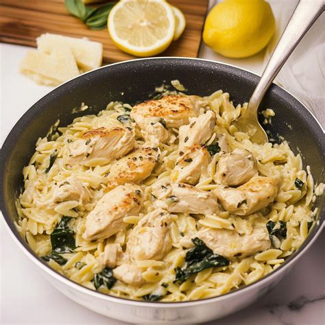 Lemon Chicken Orzo | Tessa Recipes