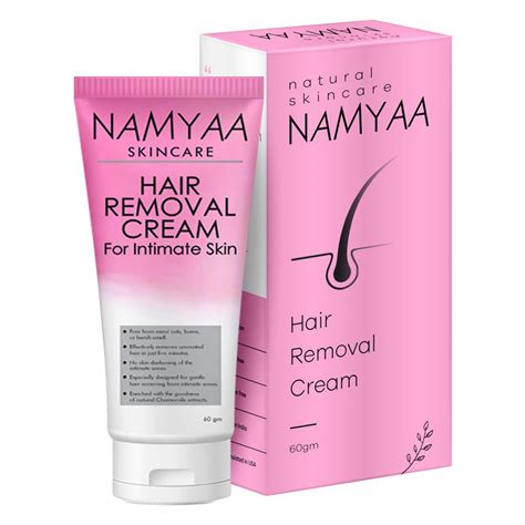 Buy Namyaa Hair Removal Cream for Intimate Skin, 60 gm | 19 Minutes ...