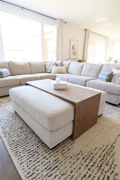 Diy over ottoman coffee table – Artofit
