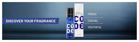 Wild Stone CODE Titanium Long Lasting No Gas Body Perfume for Men, Pack ...