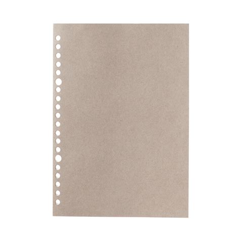 NOTEBOOK TYPE LOOSE LEAF A5 / 5 mm Grid / 30 Holes / 50 Sheets | MUJI