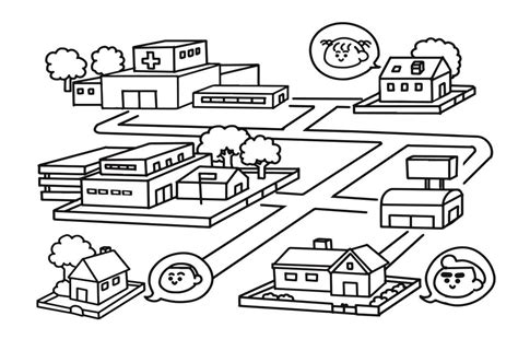 Cartoon Map Home 的图像结果