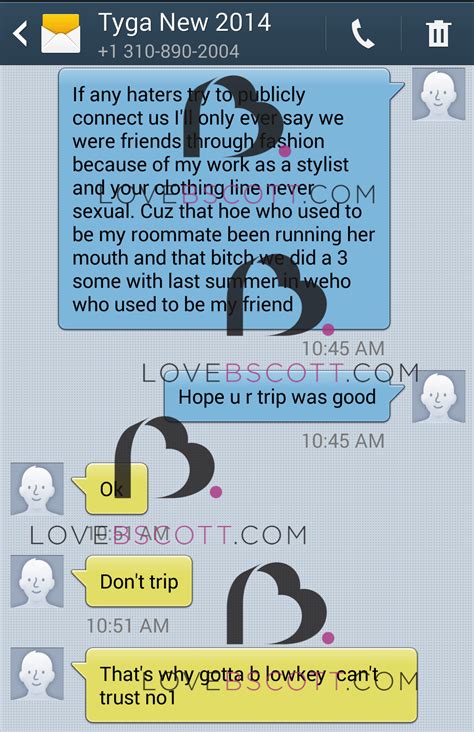 Tyga's Penis Pics Leak and Texts Show He's Cheating on Kylie Jenner | The Blemish