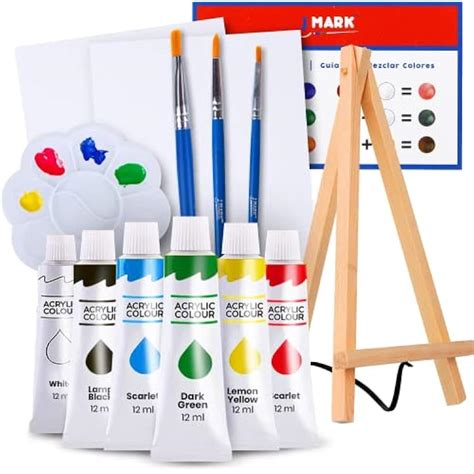 JMARK J MARK Paint and Canvas Set Mini Canvas Acrylic India | Ubuy