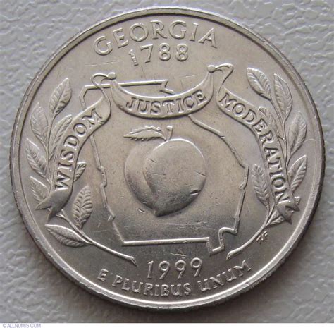 State Quarter 1999 D - Georgia, Quarter, 50 State Series (1999-2008 ...