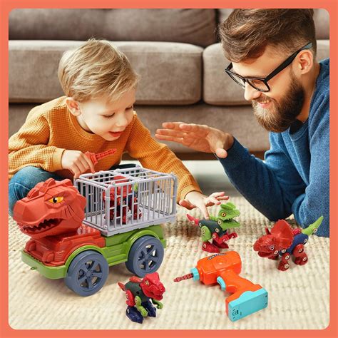 Buy HOLYFUN Kids Learning Dinosaur Toy for 3 4 5 6 7 8 Year Old Boy ...