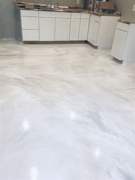 Marble Look Epoxy Floor - Flooring Tips