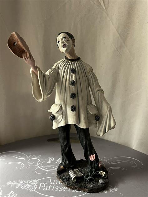 ORIGINAL DUNCAN ROYALE PIERROT 1986 SIGNED !! History of Clowns ...