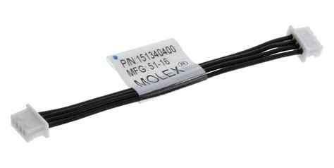 15134-0401 - Molex - Cable Assembly, PicoBlade Receptacle to PicoBlade ...