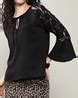 Buy Black Tops for Women by Shein Online | sheinindia.in