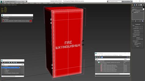 3D Fire Extinguisher Fibreglass Cabinet | 3D Molier International