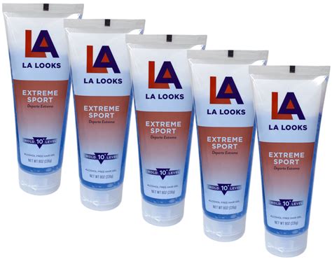 Buy LA Looks Extreme Sport Alcohol Free Hair Gel Hold Level 10 8 oz ...