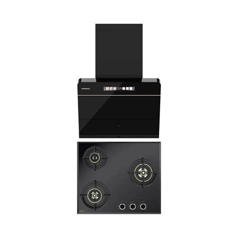 Hafele 60 cm Wall Mounted Chimney TERESA NEO I-60 BLDC + Hafele 60 cm 3 ...