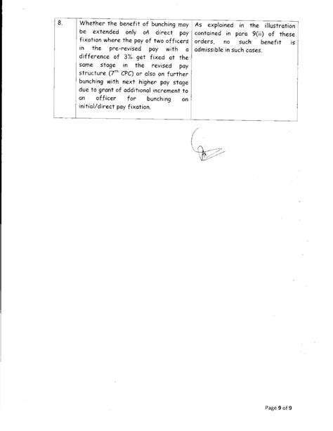 Bunching of stages of pay in the pre-7th CPC pay scales consequent upon ...
