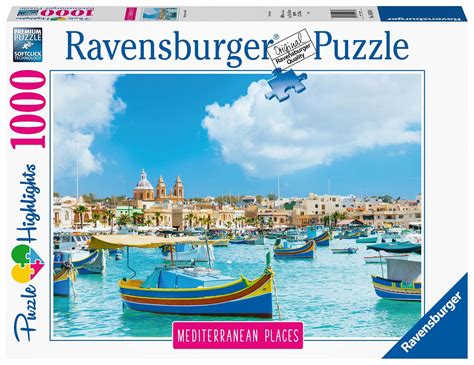 Ravensburger Pussel, Vid medelhavet - Malta 1000 bitar | Kalaskungen.com