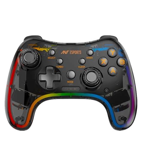 Ant Esports GP310R Wireless Game-Pad with Neon RGB, Support PS4, PS3 ...