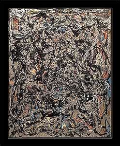 Tallenge - Jackson Pollock - Sea Change - Large Framed Canvas(Canvas,22 ...