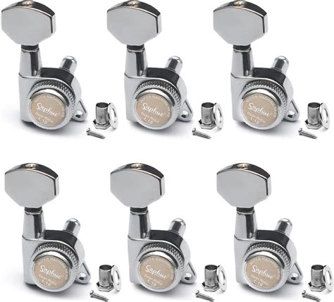 Amazon.com: SAPHUE Guitar Locking Tuners 1:18 Lock String Tuning Key Pegs Machine Head with ...