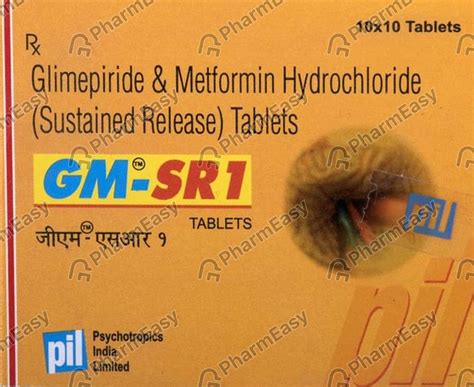 Gm Sr 1mg Strip Of 10 Tablets: Uses, Side Effects, Price & Dosage ...