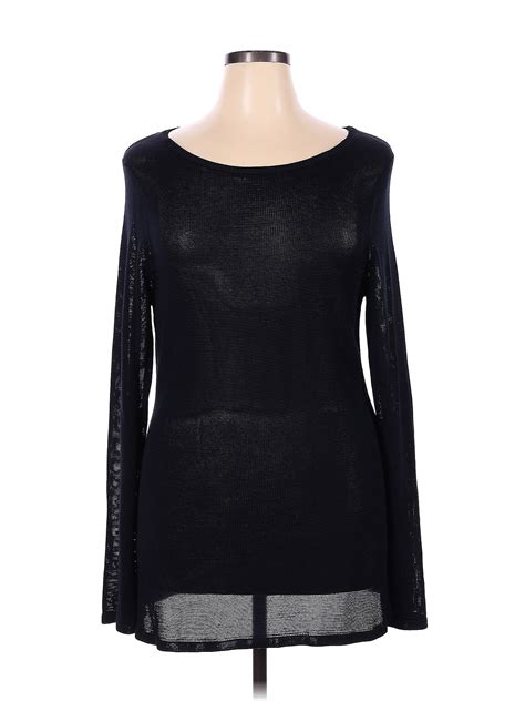 Talbots Color Block Solid Navy Black Pullover Sweater Size XL - 67% off ...