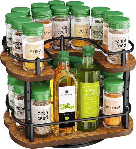 Lazy Susan Spice Rack