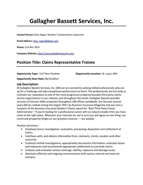 Gallagher Bassett Services, Inc.