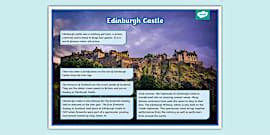 KS2 Edinburgh Castle Fact File - Twinkl