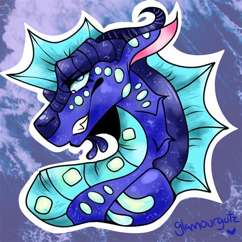 Tsunami wings of fire fanart!!! by glamourgutz on DeviantArt