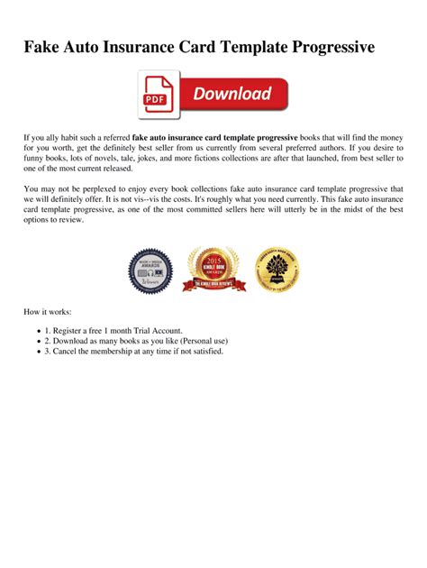 Image result for Progressive Insurance Verification Card