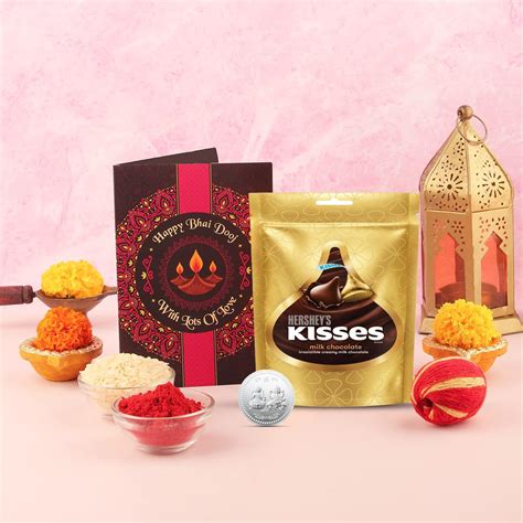 Frostick Bhai Dooj Kisses Milk Chocolate Gift Pack |Kisses Milk ...