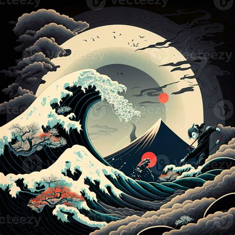 The Great Wave Painting